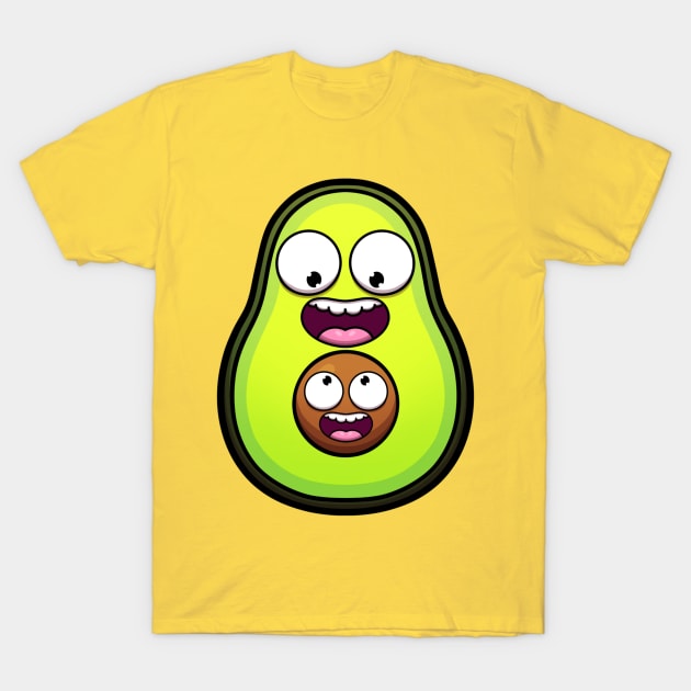 Cute Avocado T-Shirt by TheMaskedTooner